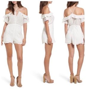 White Lush Romper